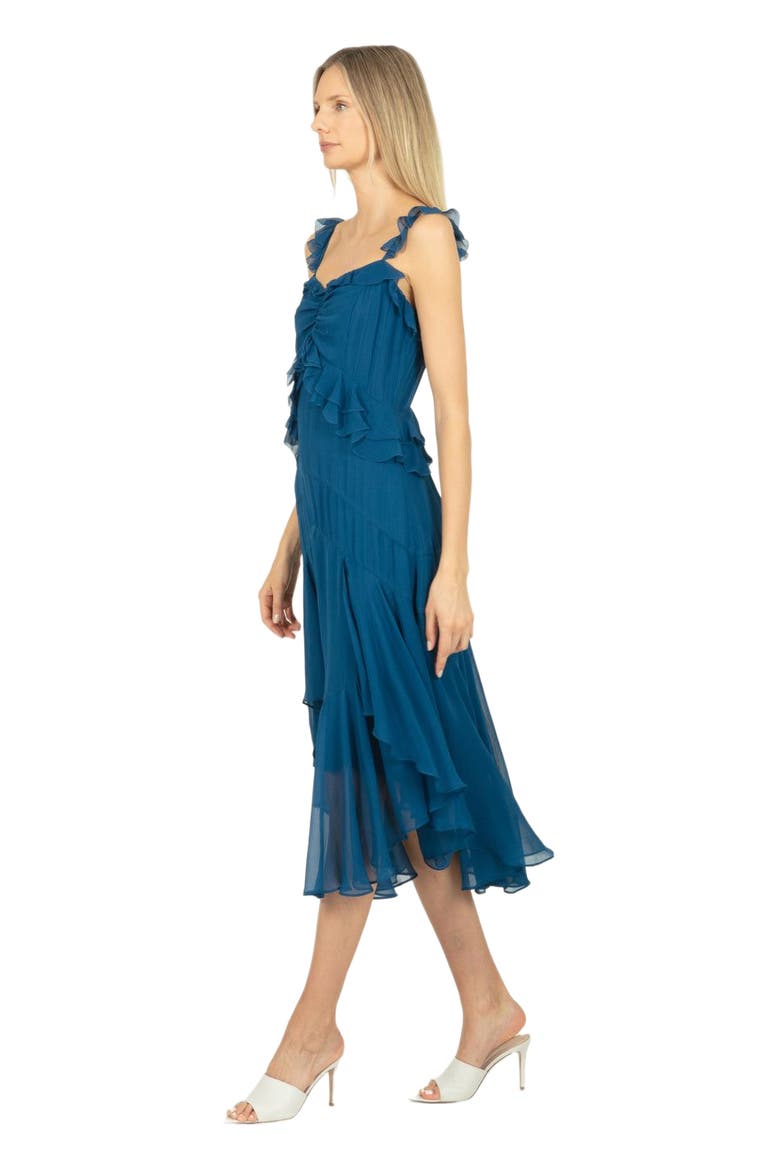Inessa Midi Dress, Alternate, color, DEEP BLUE SEA