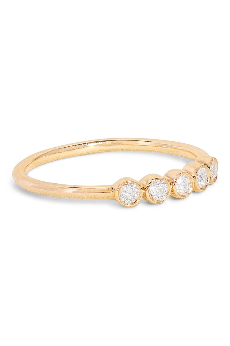 Bezel Diamond Line Ring, Alternate, color, 10K YELLOW GOLD/ WHITE DIAMOND