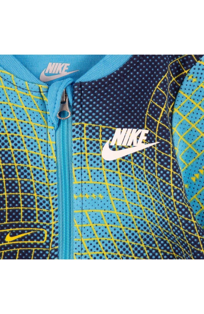 Club Grid Print Footie