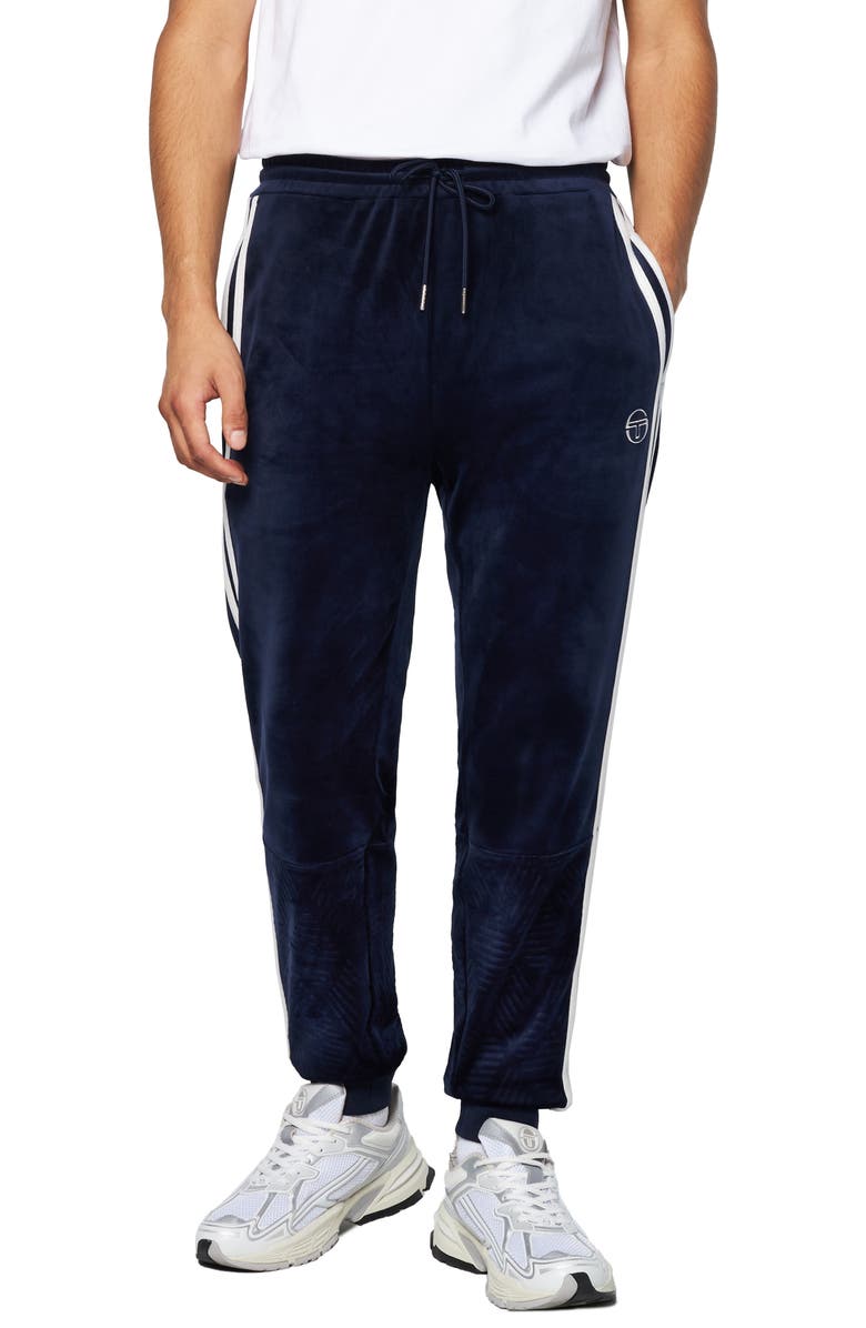 Sergio Tacchini Damarindo Debossed Velour Track Pants, Main, color,