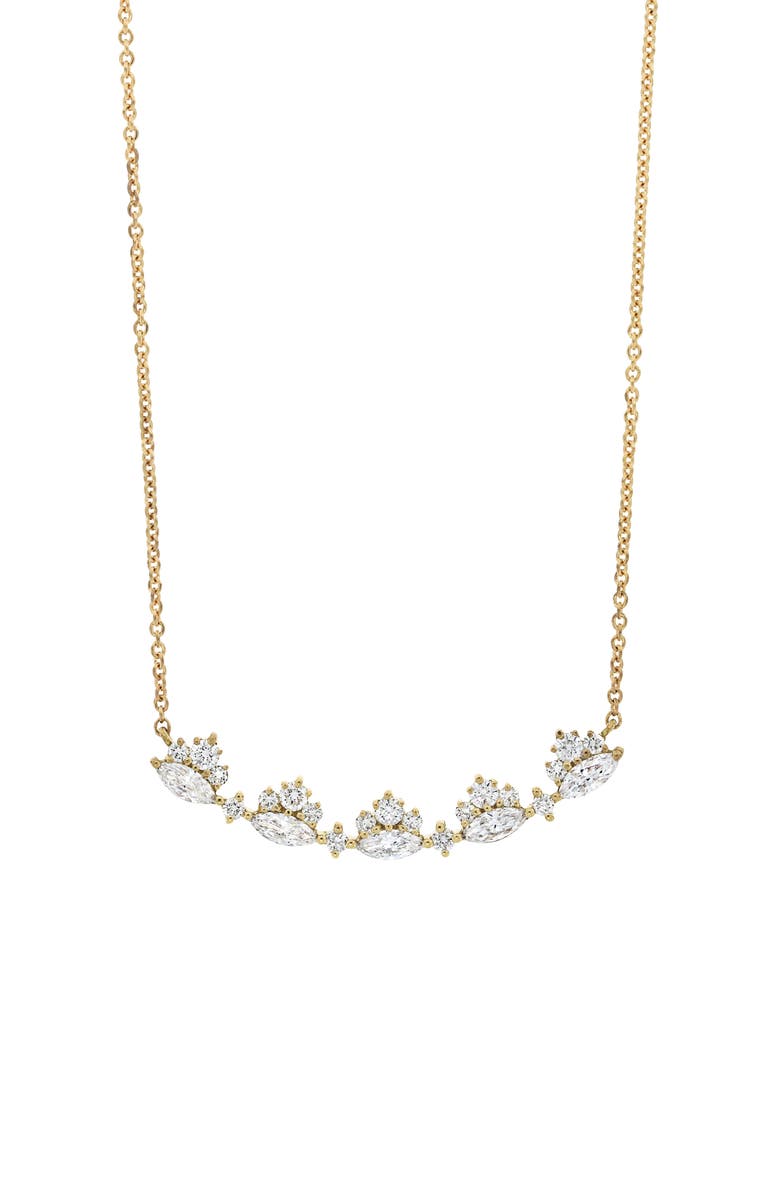 Bony Levy Getty Diamond Crown Cluster Necklace, Main, color, 
