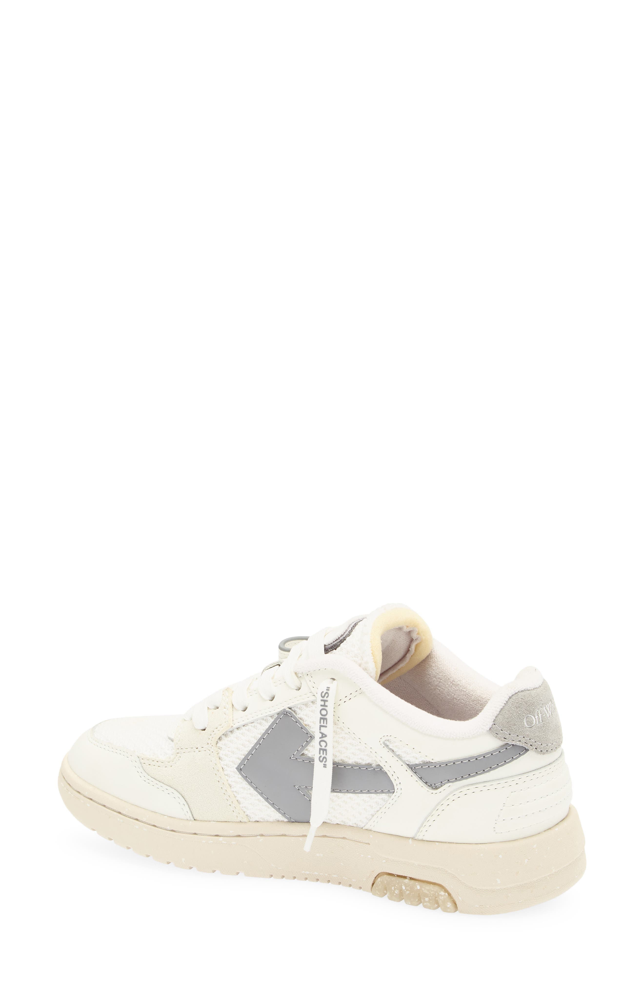 Off-White Slim Out of Office Sneaker, Alternate, color, White - Grey