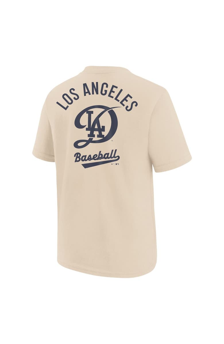 Nike Youth Nike  Natural Los Angeles Dodgers City Connect T-Shirt, Alternate, color, 