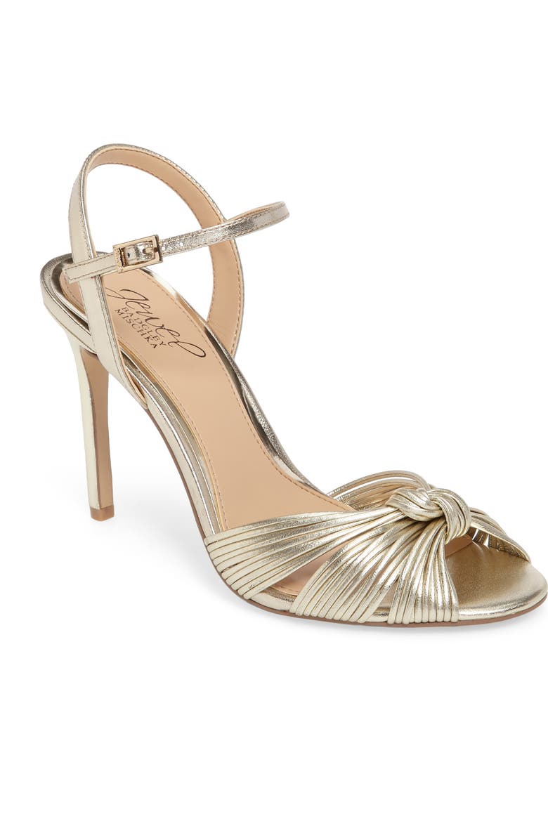 Jewel Badgley Mischka Lady Ankle Strap Sandal, Main, color,