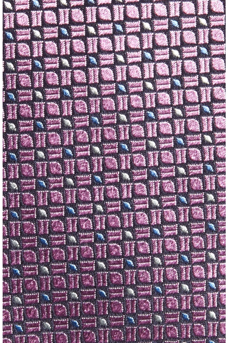 Neat Silk Tie, Alternate, color, PINK