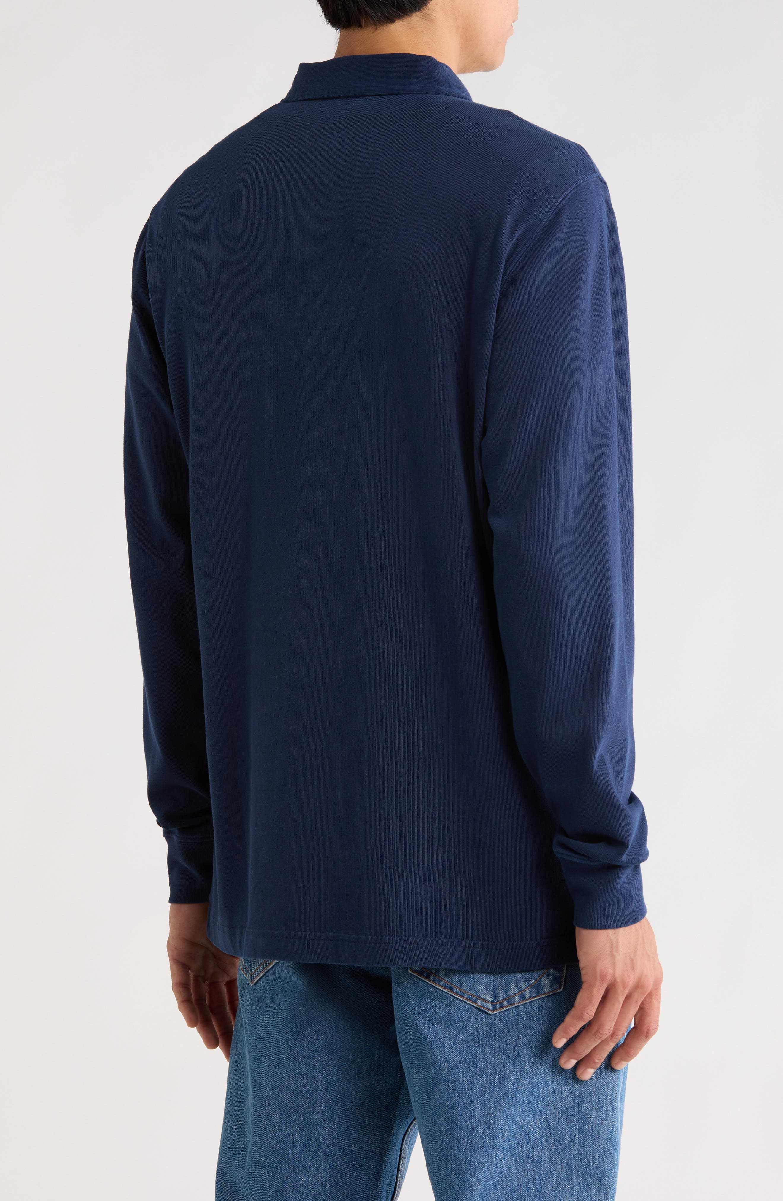 Long Sleeve Heavyweight Jersey Polo - image 4