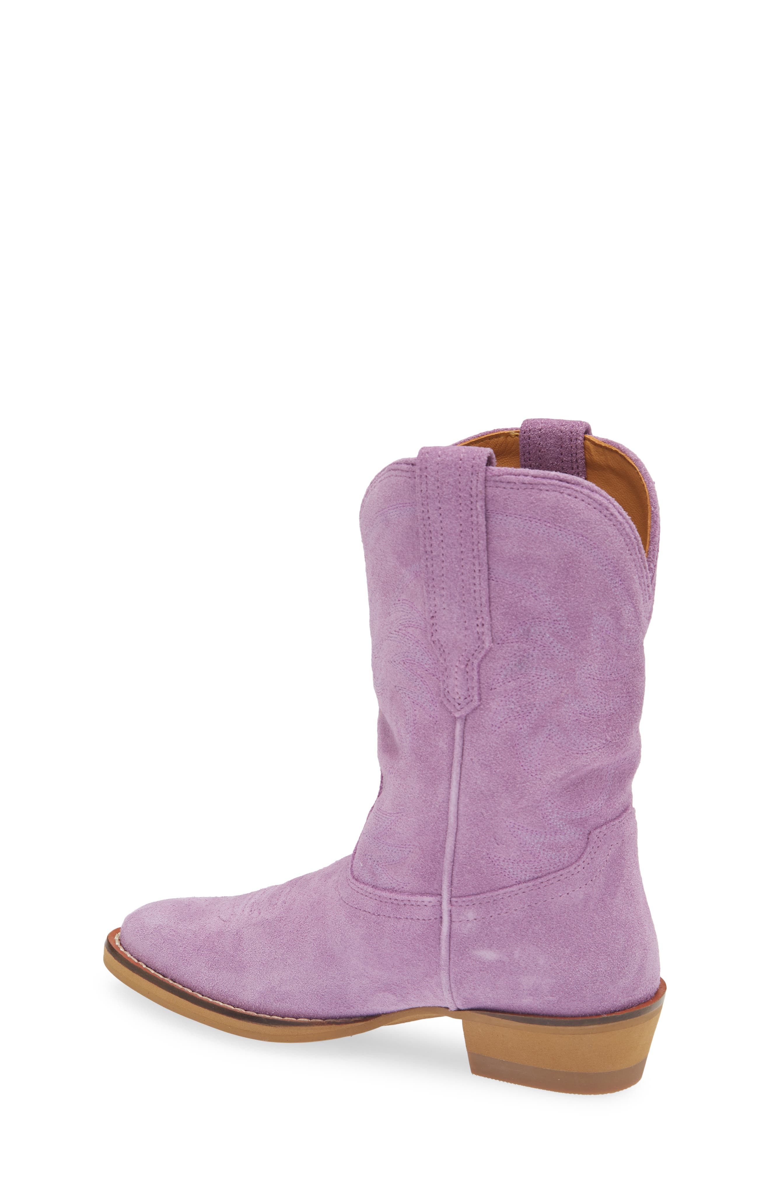 Kids' The Annie Western Boot, Alternate, color, LAVENDER