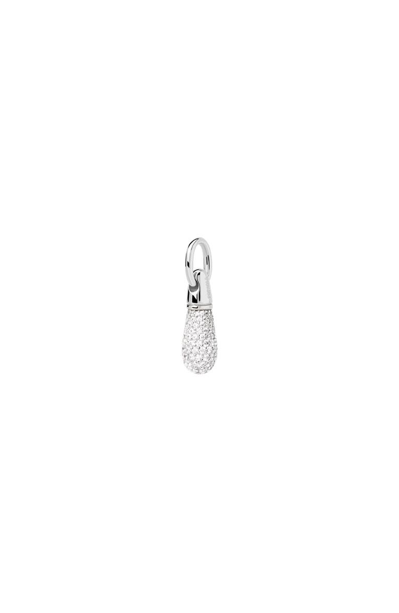 PDPAOLA Pavé Drop Pendant, Main, color, Silver