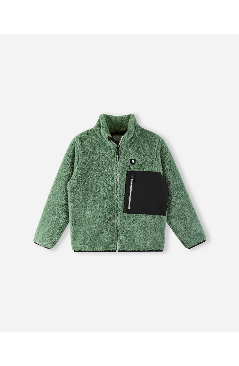 Reima Turilas Solid Fleece sweater, Main, color, Green Clay
