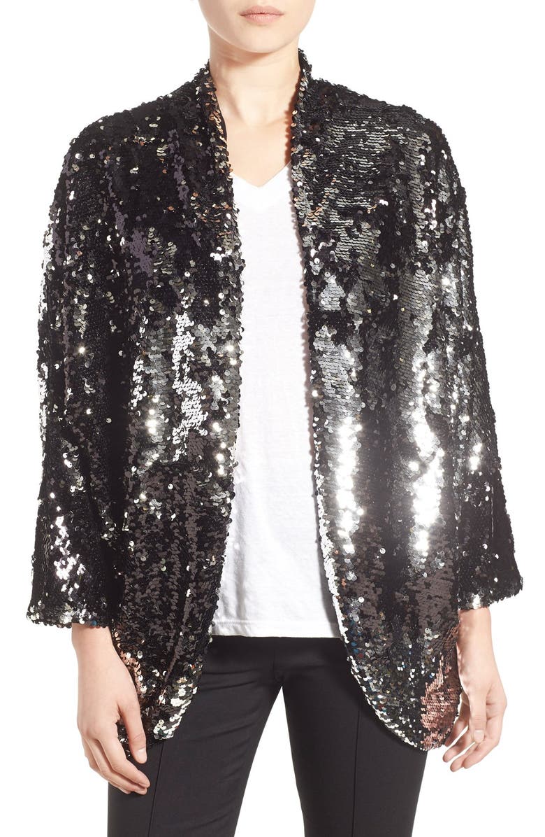 MINKPINK 'Great Escape' Sequin Jacket, Main, color, 