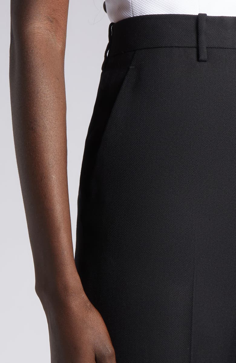 TOM FORD Panama Wool & Silk Pants, Alternate, color, Black