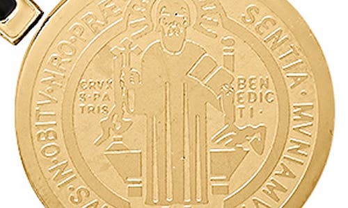 Hmy Jewelry Cross & Coin Pendant Necklace In Multi