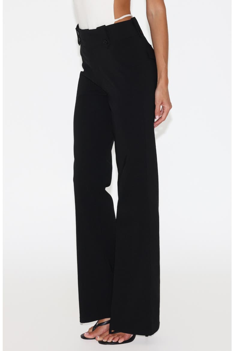 Kittie High Waist Pants, Alternate, color, BLACK