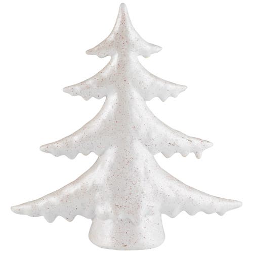 Northlight Shiny Speckled Christmas Tree Tabletop Decoration In White