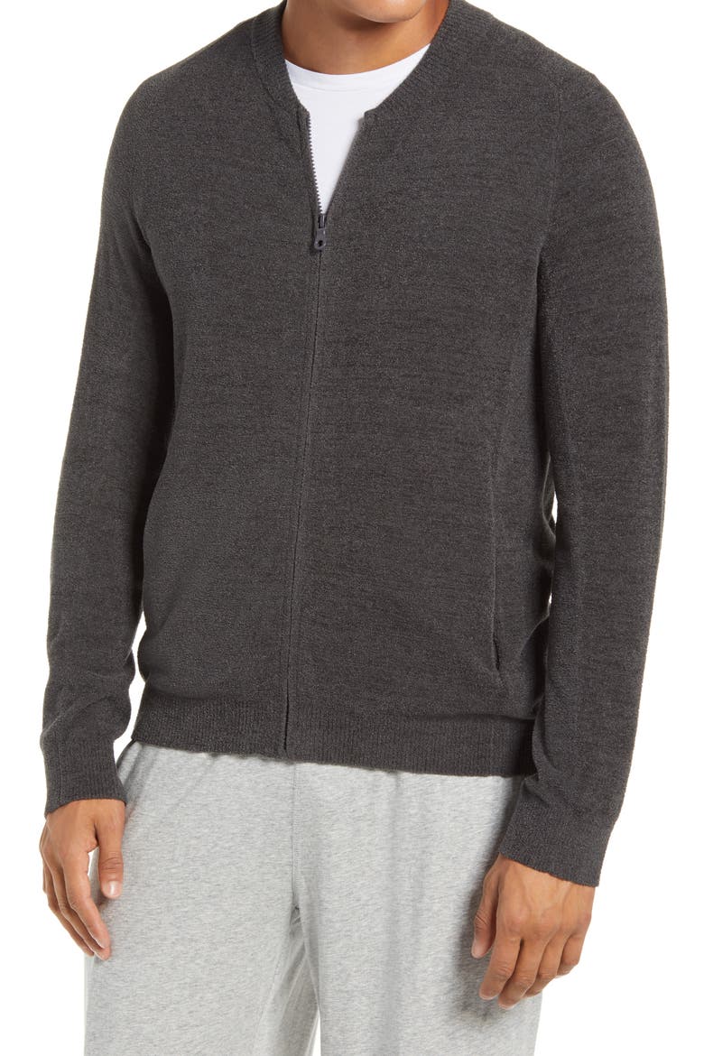 CozyChic™ Lite Zip Cardigan, Alternate, color, CARBON