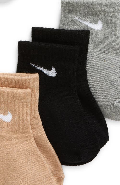 Nike Logo Assorted 6-pack Crew Socks In Multi