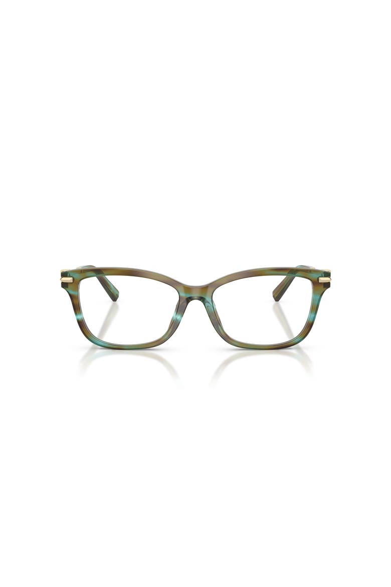 53mm Rectangle optical glasses, Alternate, color, Blue