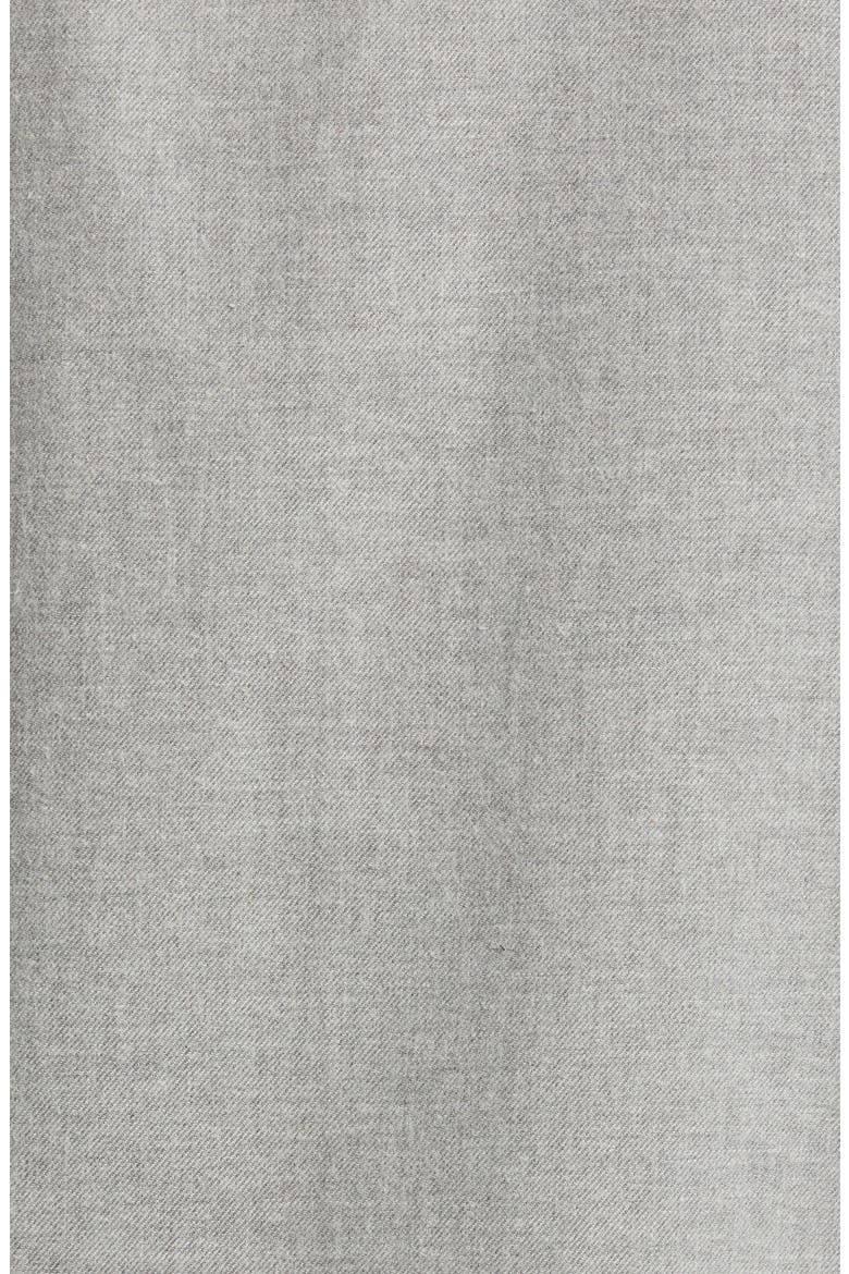 Heather Flannel Pajamas, Alternate, color, GREY HEATHER