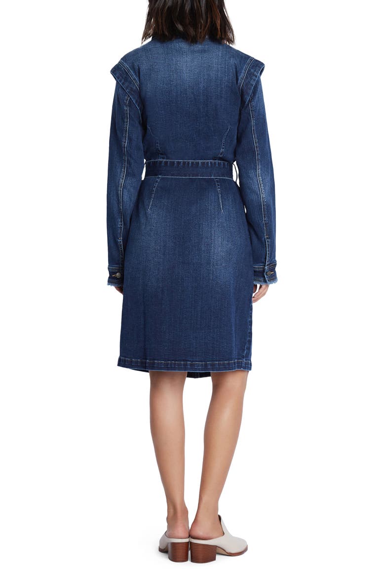 Road Trip Long Sleeve Denim Dress, Alternate, color, SOFT BLUE