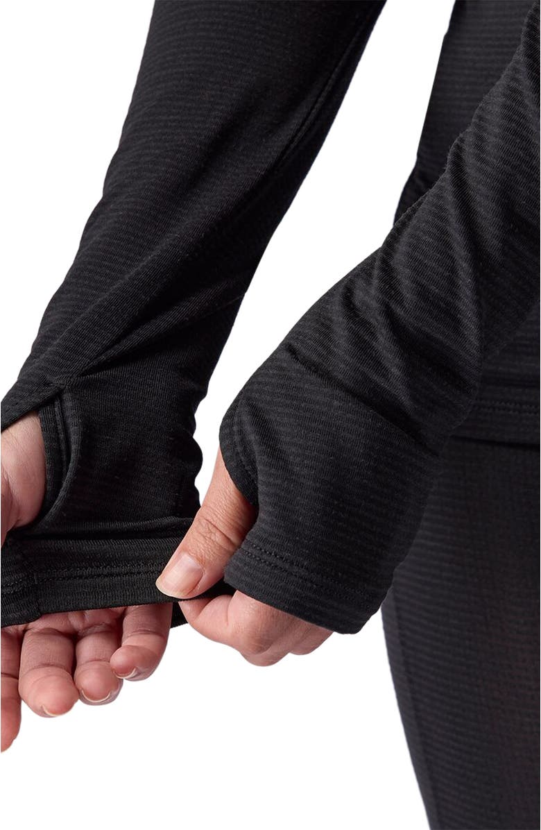 Backcountry Pines Micrrid Ultra-Lt Baselayer Balaclava Top - Women's, Alternate, color, Black