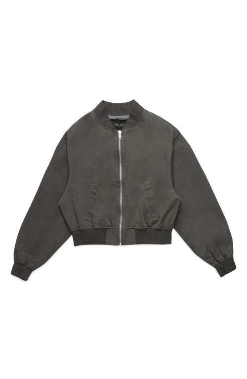 DELUC DELUC SAFIRA WASHED COTTON CROP JACKET