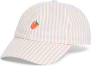 FRASIER STERLING Peach Stripe Baseball Cap