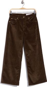 rag & bone Andi High Waist Wide Leg Corduroy Pants