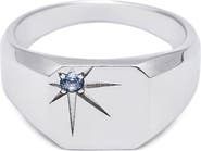 Serge DeNimes Men's Silver Bond Ring