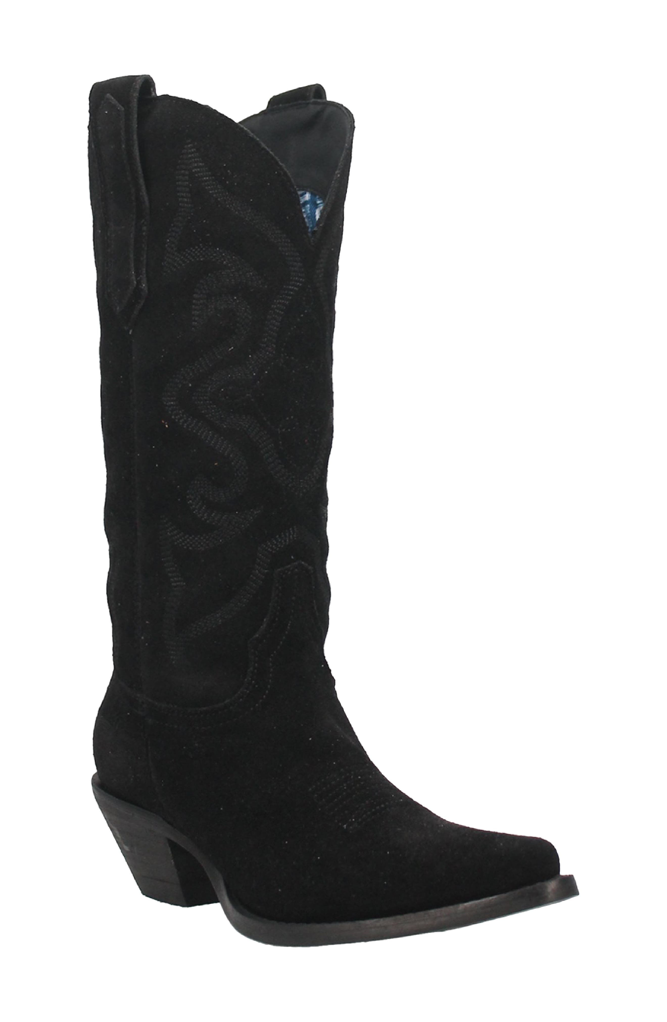 Dingo Out West Cowboy Boot, Main, color, Black