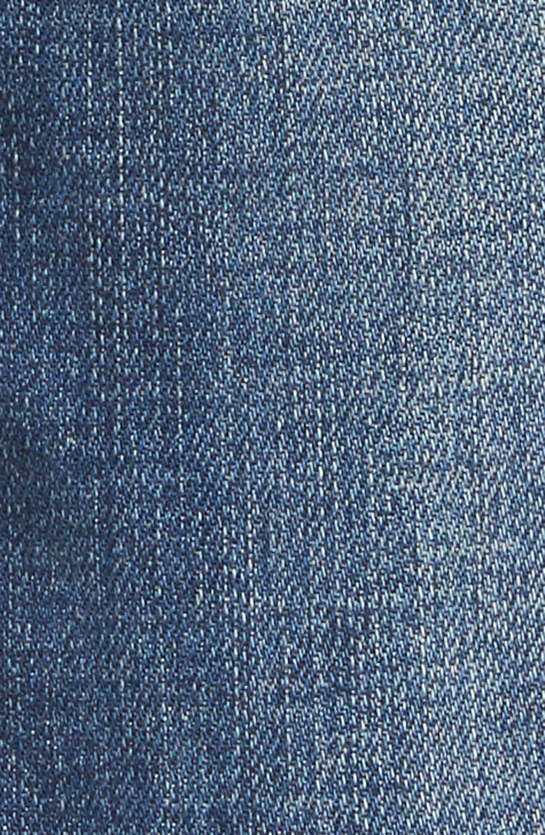 BLANKNYC Charm School Jeweled Girlfriend Jeans, Alternate, color, 