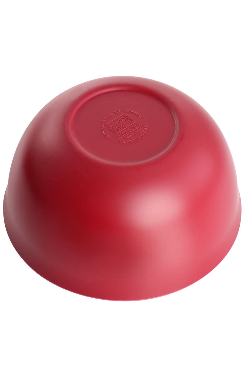 Gibson Home Rockabye 4 Piece Melamine Cereal Bowl Set, Alternate, color, Dark Pink