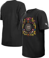 New Era Youth New Era Black Chicago Cubs Día de los Muertos T-Shirt