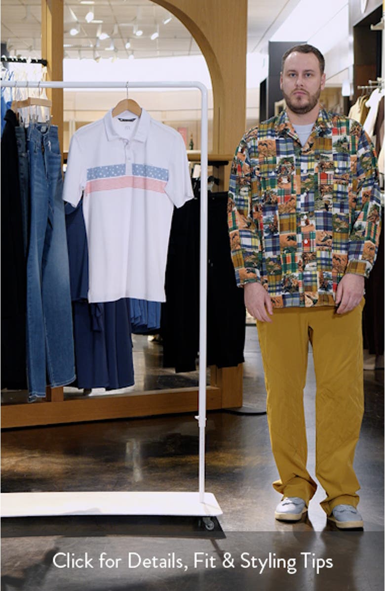 'Merica Chest Stripe Polo, sales video thumbnail