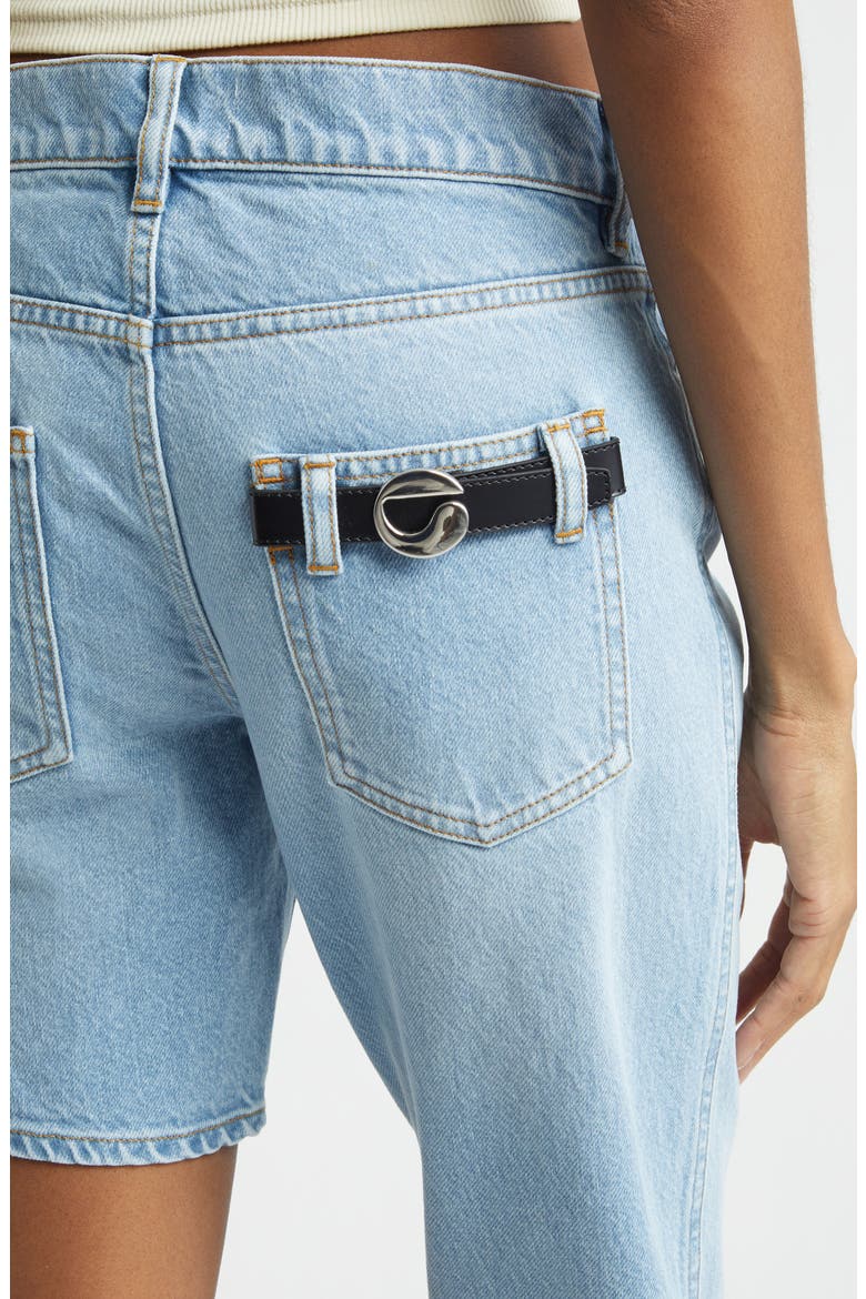 One Leg Boyfriend Jeans, Alternate, color, BLUE LIGHT BLUE