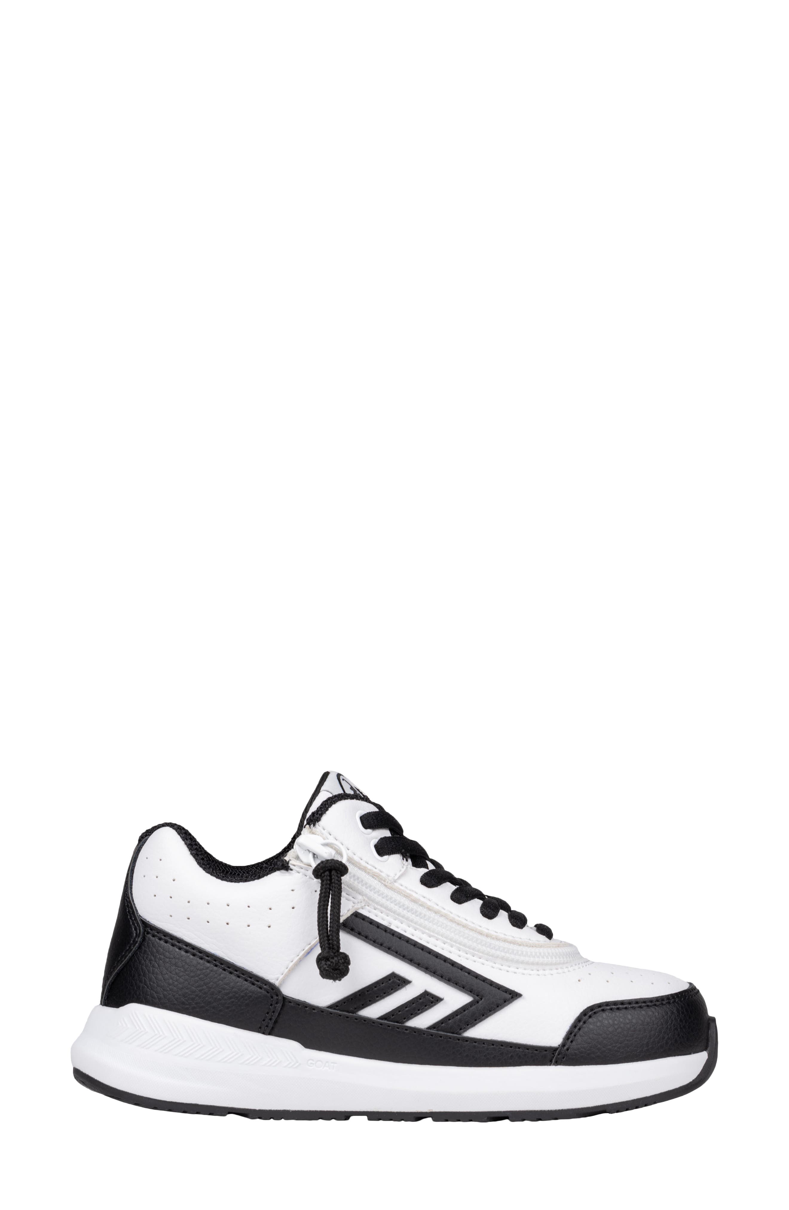 BILLY Footwear Kids' Goat Hoop Sneaker, Alternate, color, White/ Black