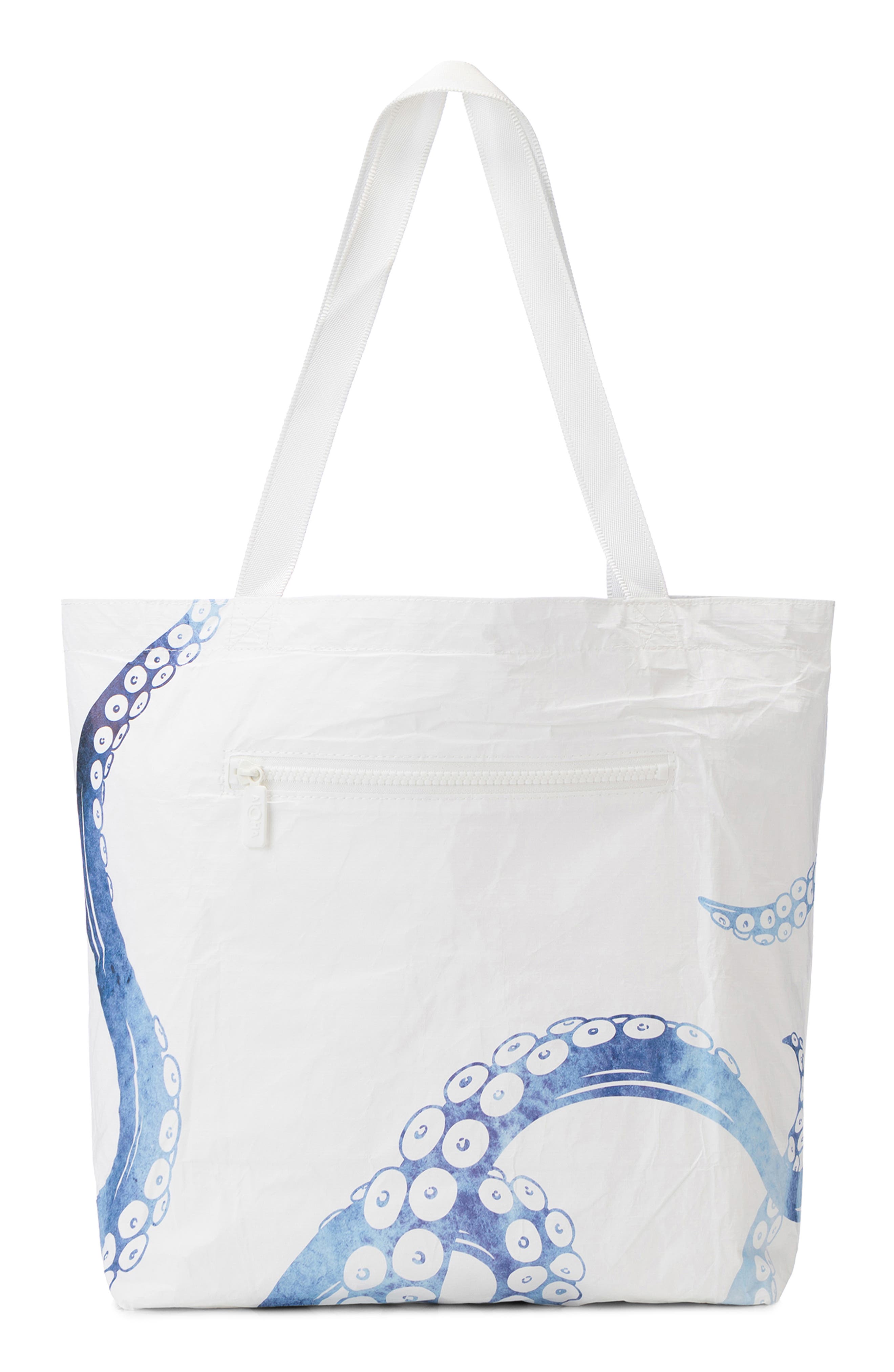 Aloha Collection Bom Dia Reversible Splash Proof Tote, Alternate, color, 