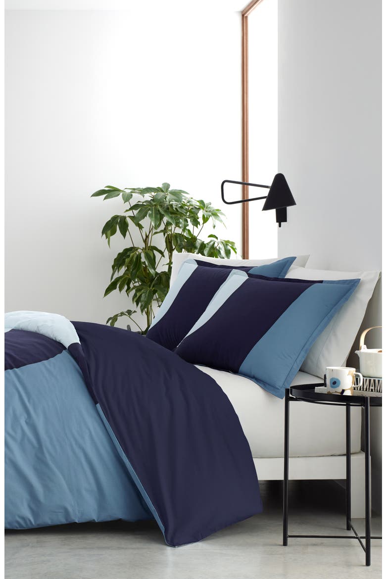 Seireeni Duvet Cover & Sham Set, Alternate, color, BLUE