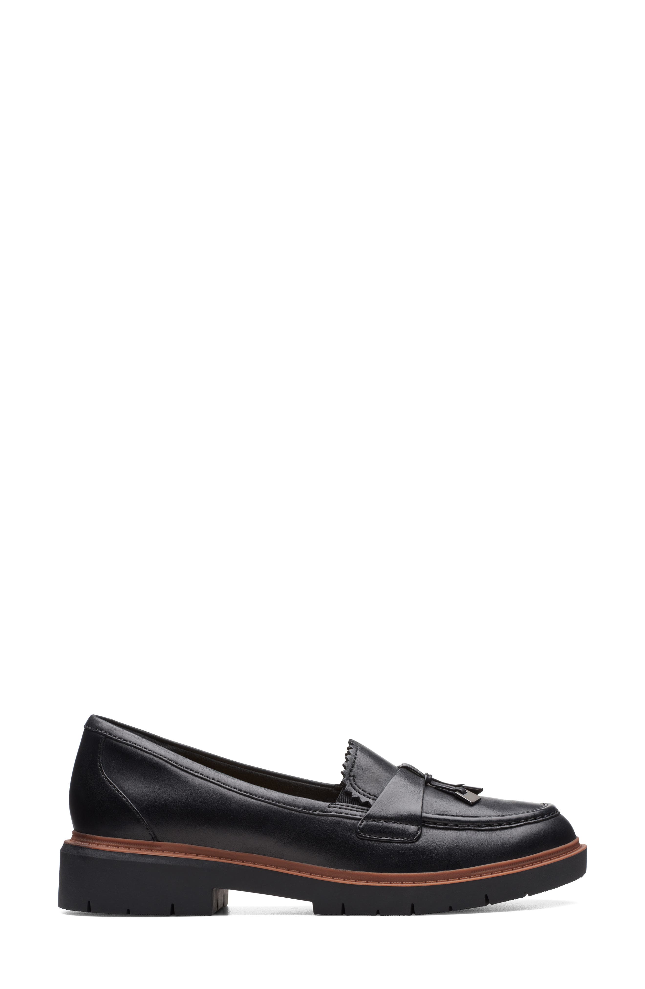 Clarks<sup>®</sup> Westlynn Bella Loafer, Alternate, color, Black Leather