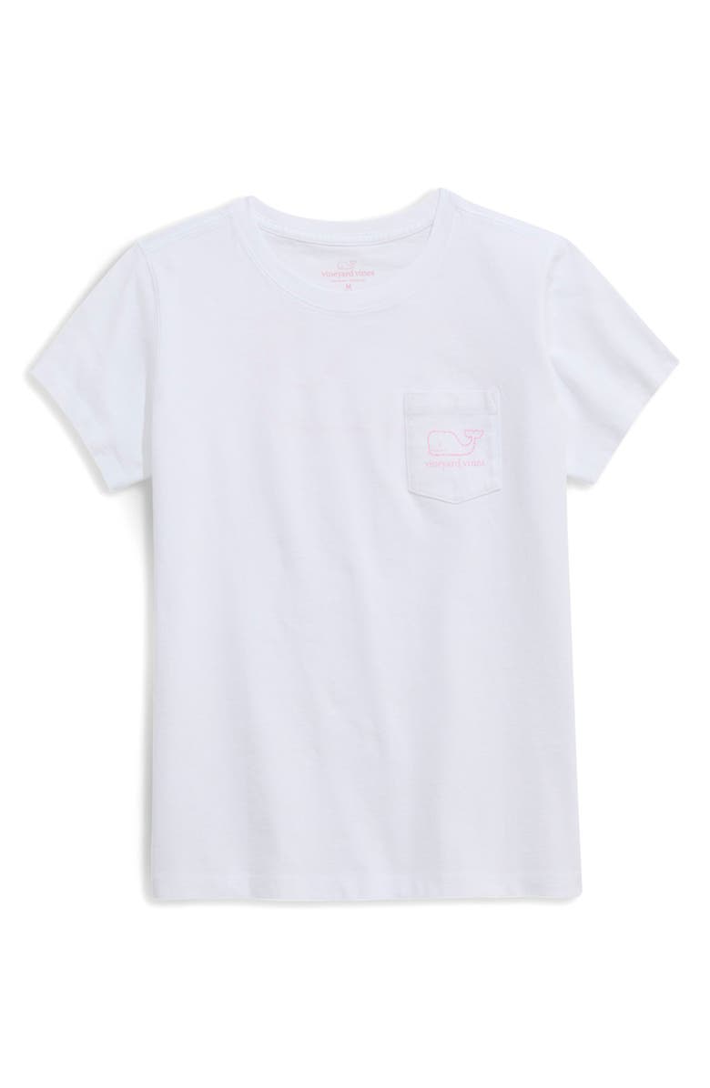 vineyard vines Kids' Vintage Whale Cotton Graphic T-Shirt, Main, color, D946 White