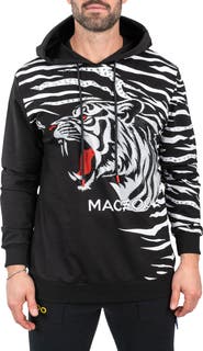 Maceoo Ziger Embellished Graphic Hoodie