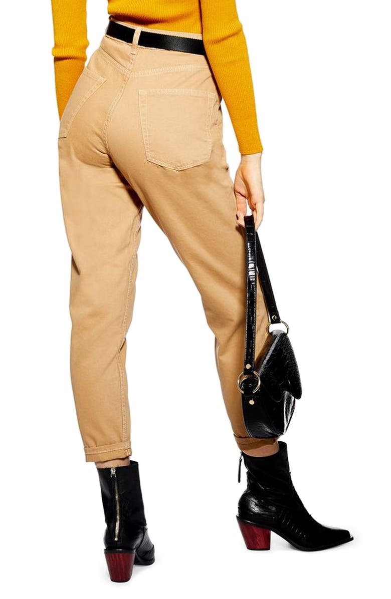 Topshop Mom Jeans, Alternate, color,