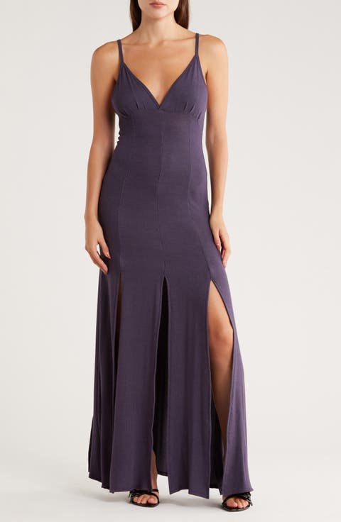 Panel Cut Maxi Dress