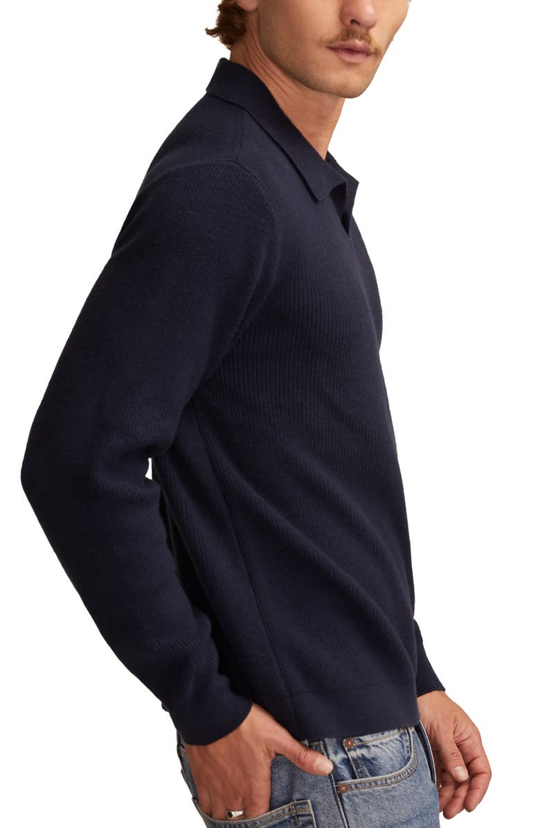 Lucky Brand Johnny Collar Cotton Blend Polo Sweater, Alternate, color, 