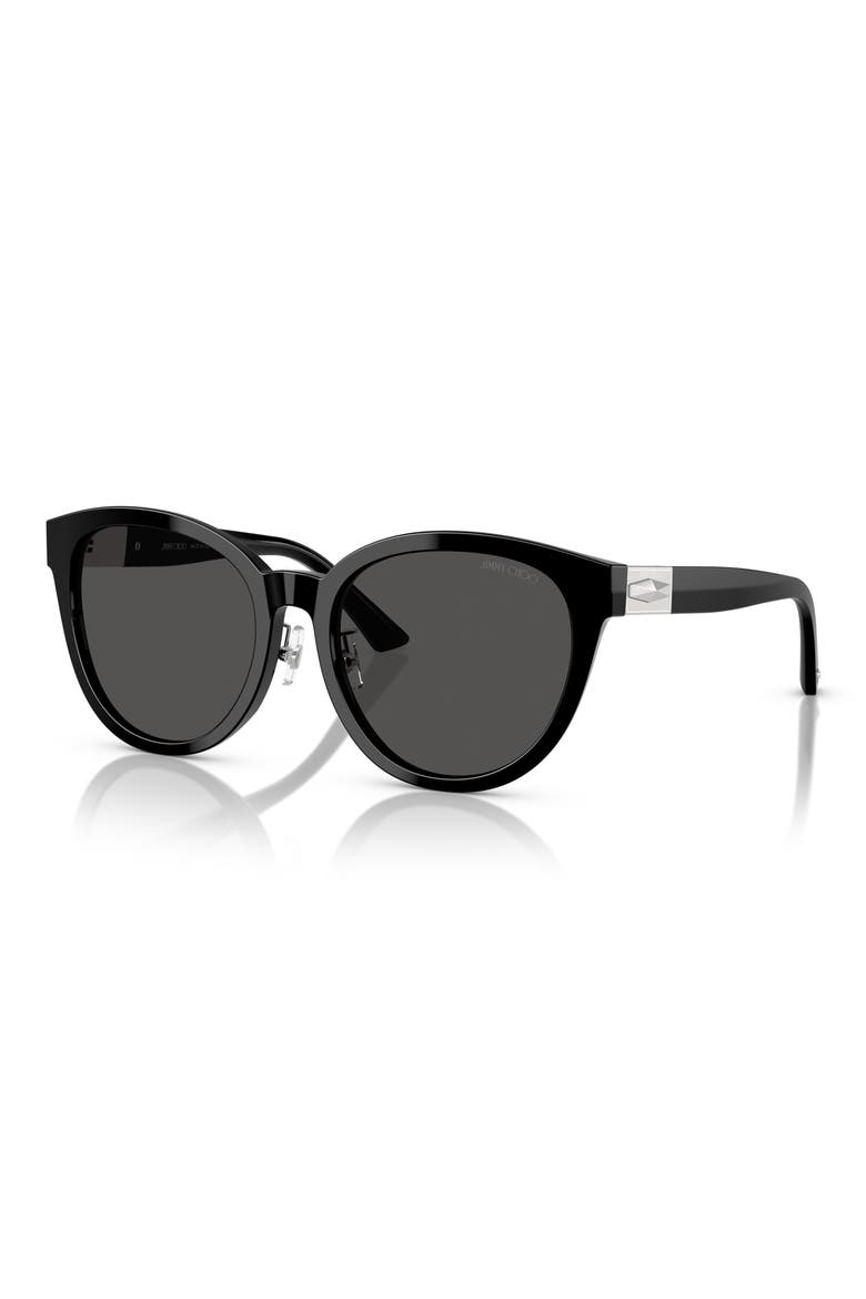 55mm Phantos Sunglasses, Alternate, color, BLACK