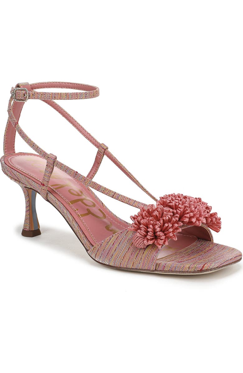 Sam Edelman Phoebe Ankle Strap Sandal, Main, color, Pink Lily