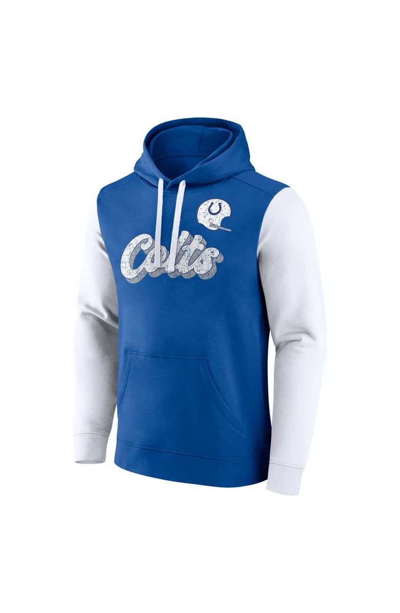 FANATICS Men's Fanatics Royal Indianapolis Colts Fleece Pullover Hoodie, Alternate, color, 
