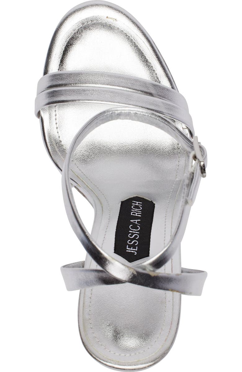 JESSICA RICH Love Platform, Alternate, color, Silver