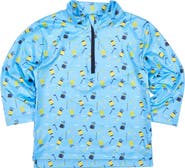 Florence Eiseman Golf Print Performance Knit Half Zip