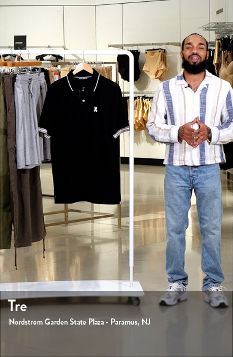 Cambridge Tipped Piqué Knit Polo, sales video thumbnail