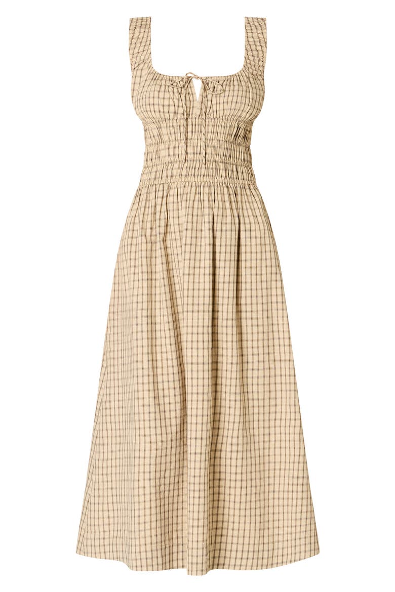 Salt Midi Dress, Alternate, color, SAND